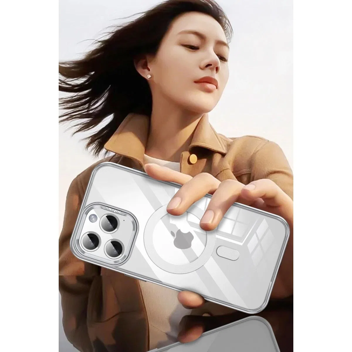 Joko Apple İphone 14 Pro Drop Magsafe Kapak - Derin Mor görsel 4