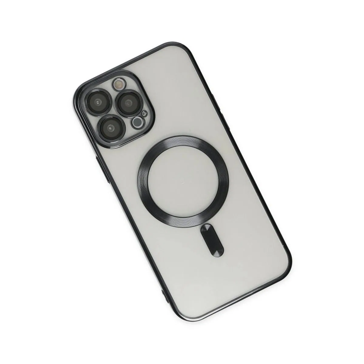 Apple İphone 14 Pro Kılıf Kross Magneticsafe Kapak - Siyah görsel 3