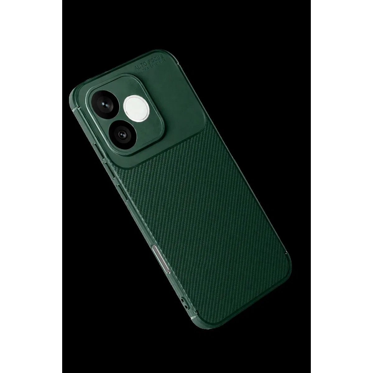 Huawei Honor 600 Lite Auto Focus Karbon Kapak - Koyu Yeşil görsel 2