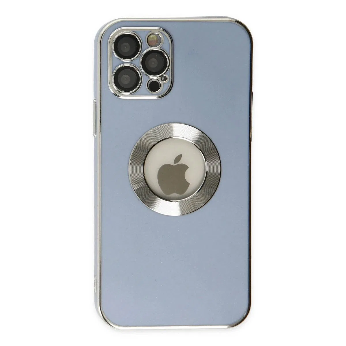 Apple İphone 12 Pro Kılıf Store Silikon - Sierra Blue görsel 2