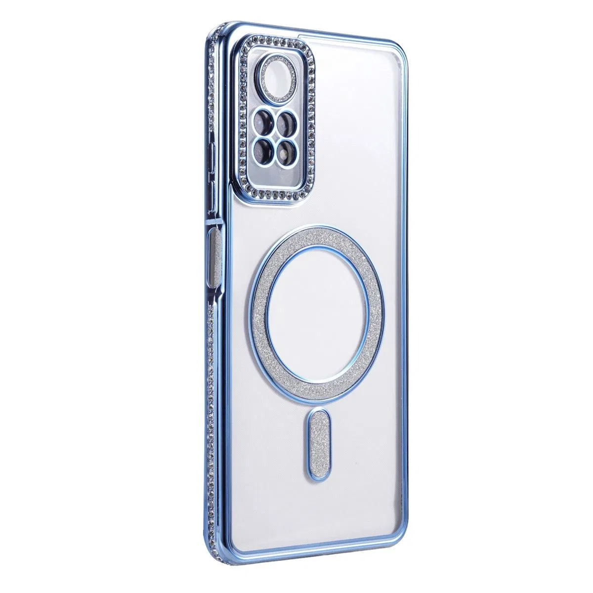 Xiaomi Redmi Note 12 Pro 4g Joke Simli Magneticsafe Kılıf - Mavi görsel 3