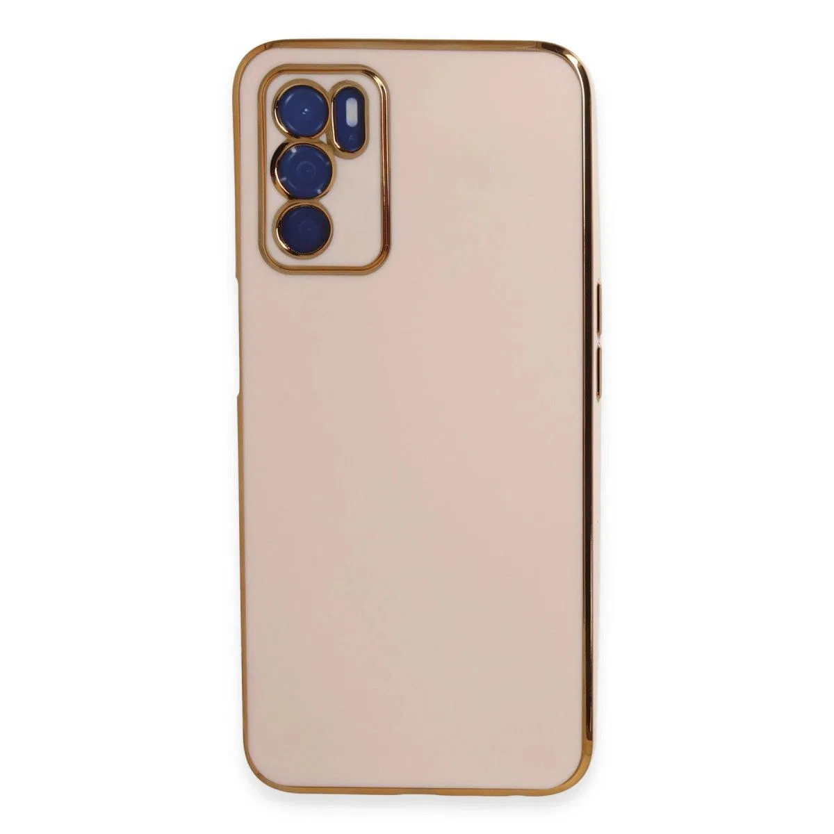 Oppo A16 Kılıf Volet Silikon - Pembe