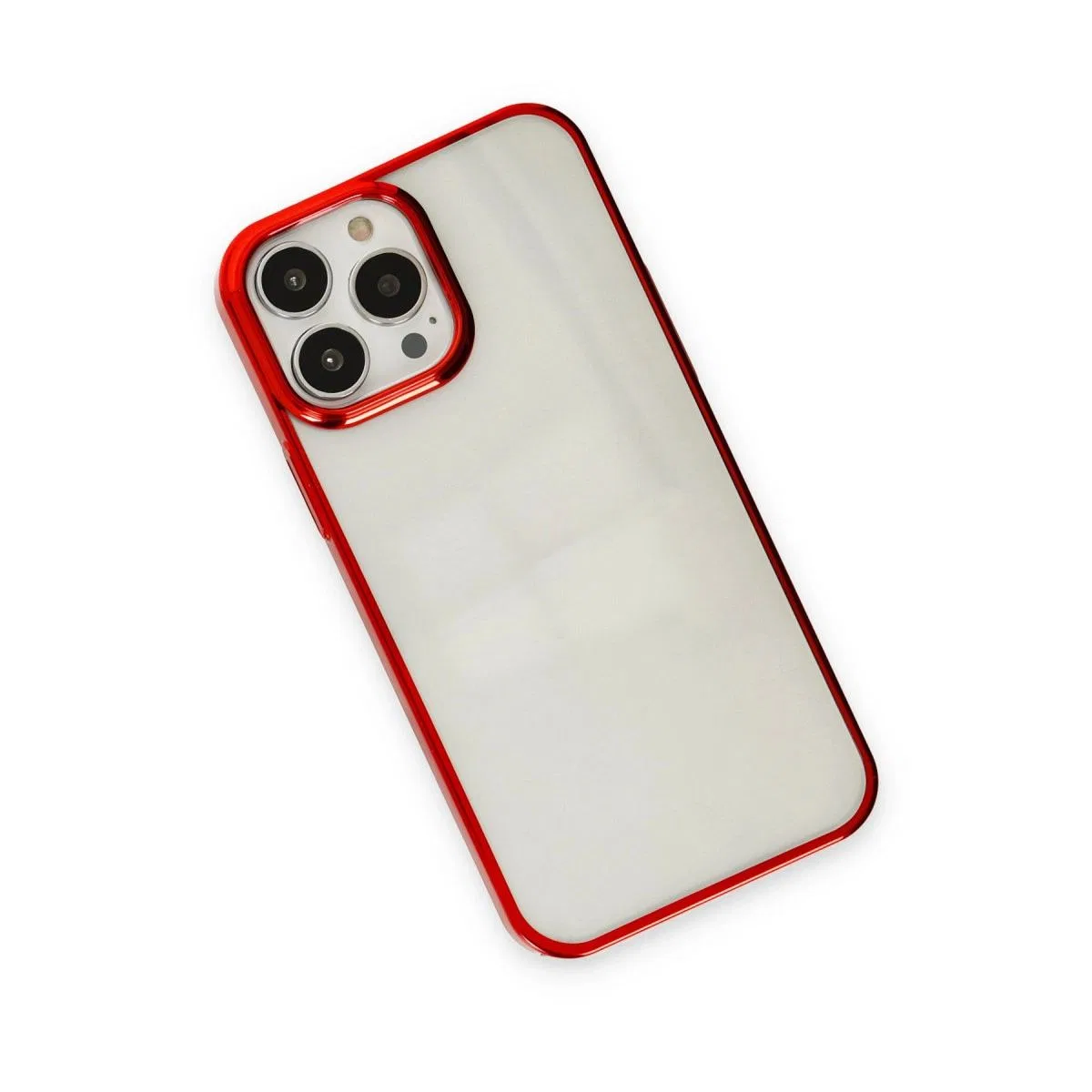 Apple İphone 13 Pro Max Kılıf Element Silikon - Kırmızı görsel 3