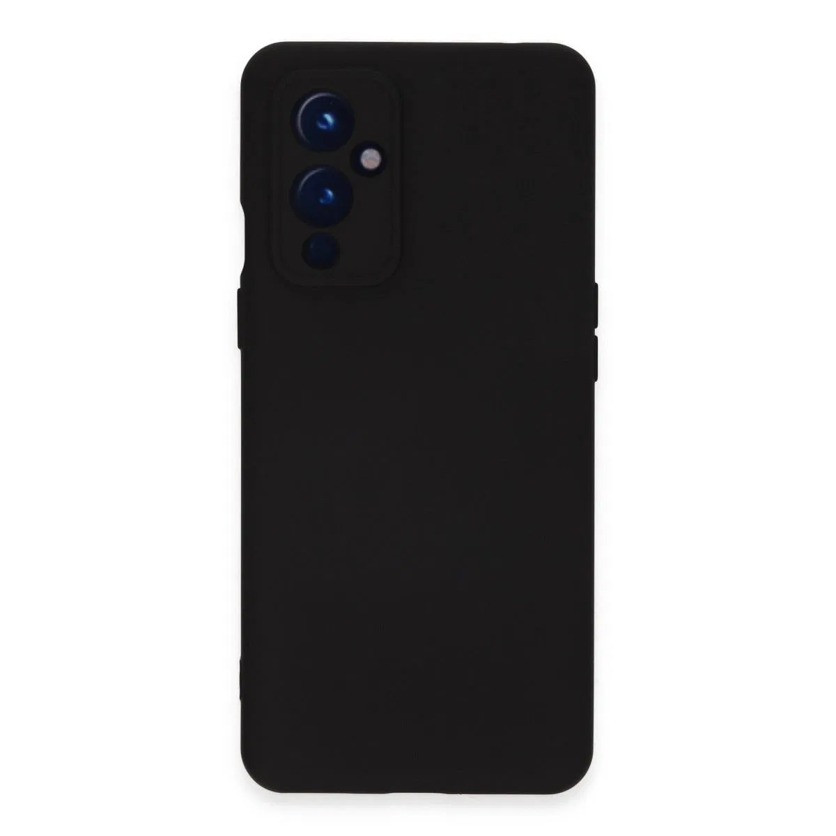 One Plus 9 Kılıf Nano İçi Kadife Silikon - Siyah