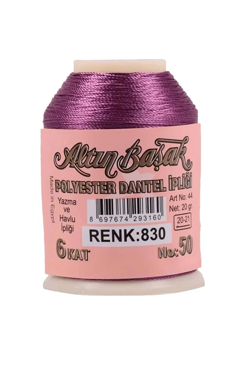 3 Adet Altınbaşak Oya ve Dantel İpi 20 gr - Royaleks - No: 830 görsel 3