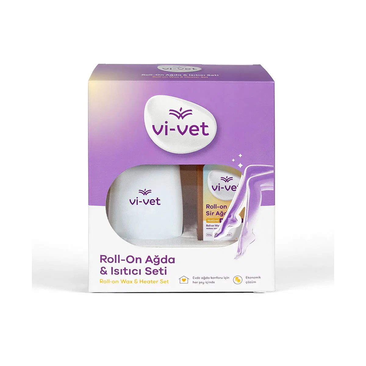 Ağda Isıtıcı ve 2 Roll-On Kartuş Seti görsel 2