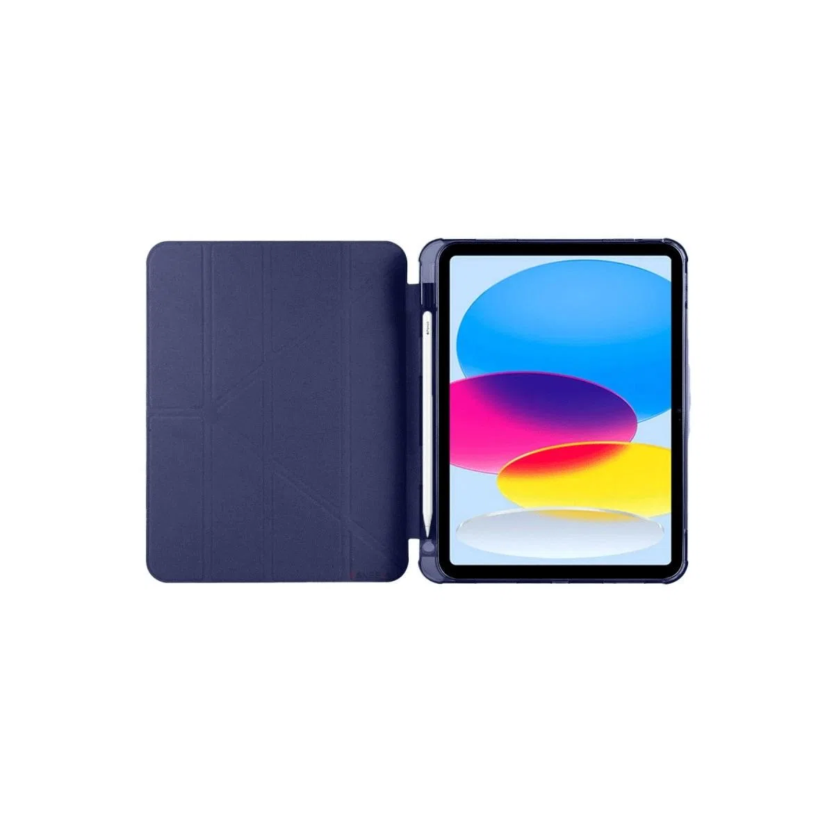 Apple İpad 2022 10. 9 (10. nesil) Kılıf Kalemlikli Mars Tablet Kılıfı - Lacivert görsel 3
