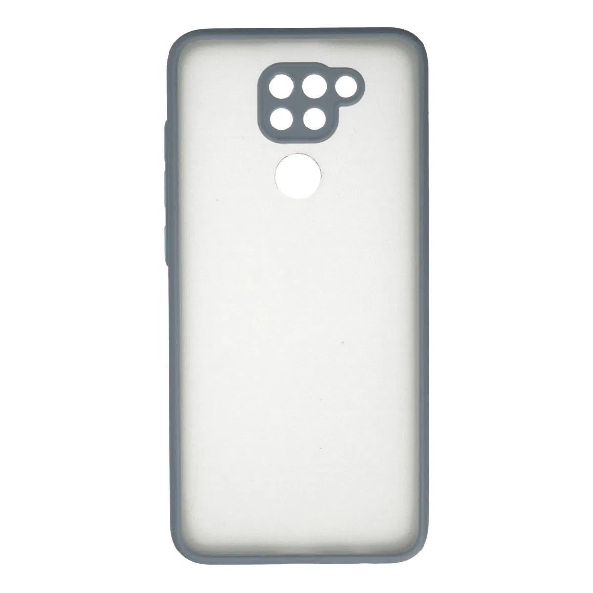 Xiaomi Redmi Note 9 Kılıf Montreal Silikon Kapak - Gri