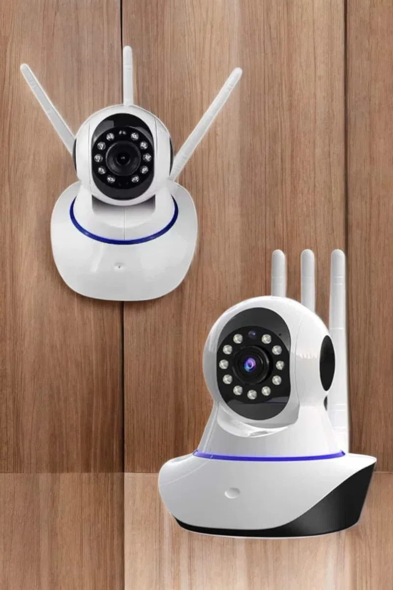 Ev Kamerası Wifi Kamerası Video Kayıt Çift Yönlü Hareket Sensörü Bebek görsel 2