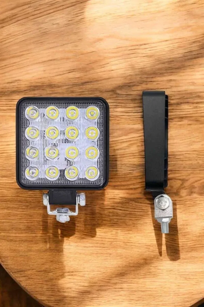 Tepe Lambası Çalışma Lambası Sis Lambası 16 Led Beyaz Led Işık görsel 3