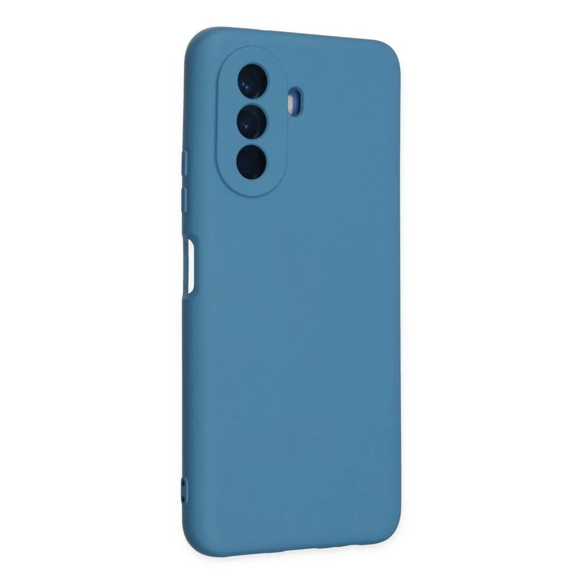 Huawei Nova Y70 Kılıf Nano İçi Kadife Silikon - Mavi görsel 2