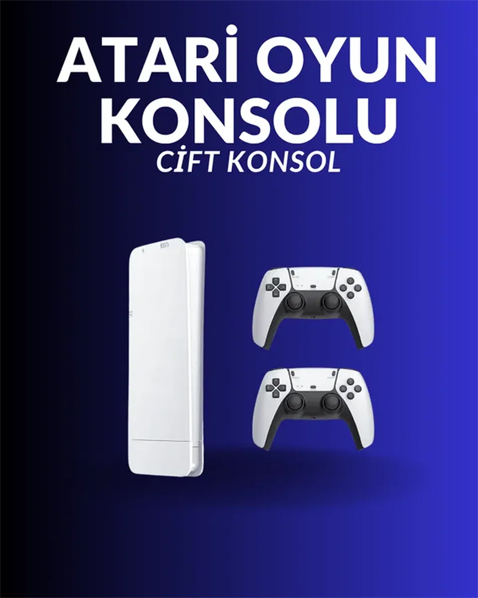 HDMI Çıkışlı Çift Kablosuz Kollu Retro Game Stick – M15 görsel 2