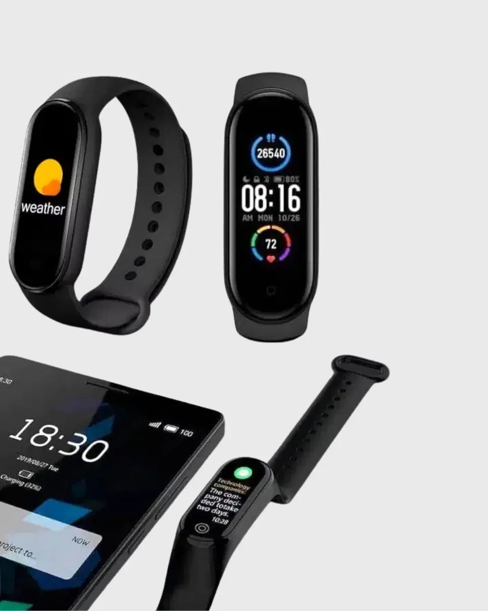 M6 Akıllı Bileklik ve Bluetooth Spor Kulaklık 2’li Set görsel 5