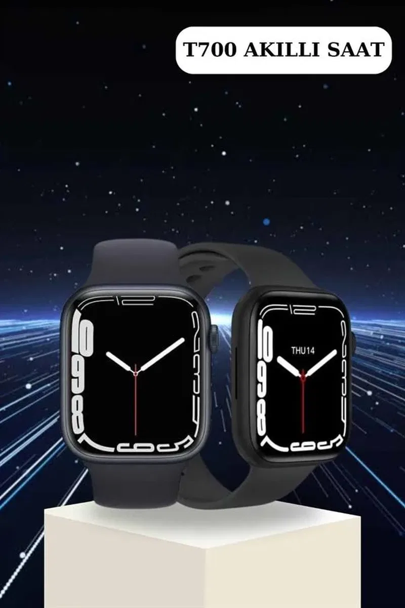 Yeni Nesil Akıllı Saat ve Kablosuz Kulaklık Kampanyası İkili Set Bluetooth Bağlantılı görsel 3