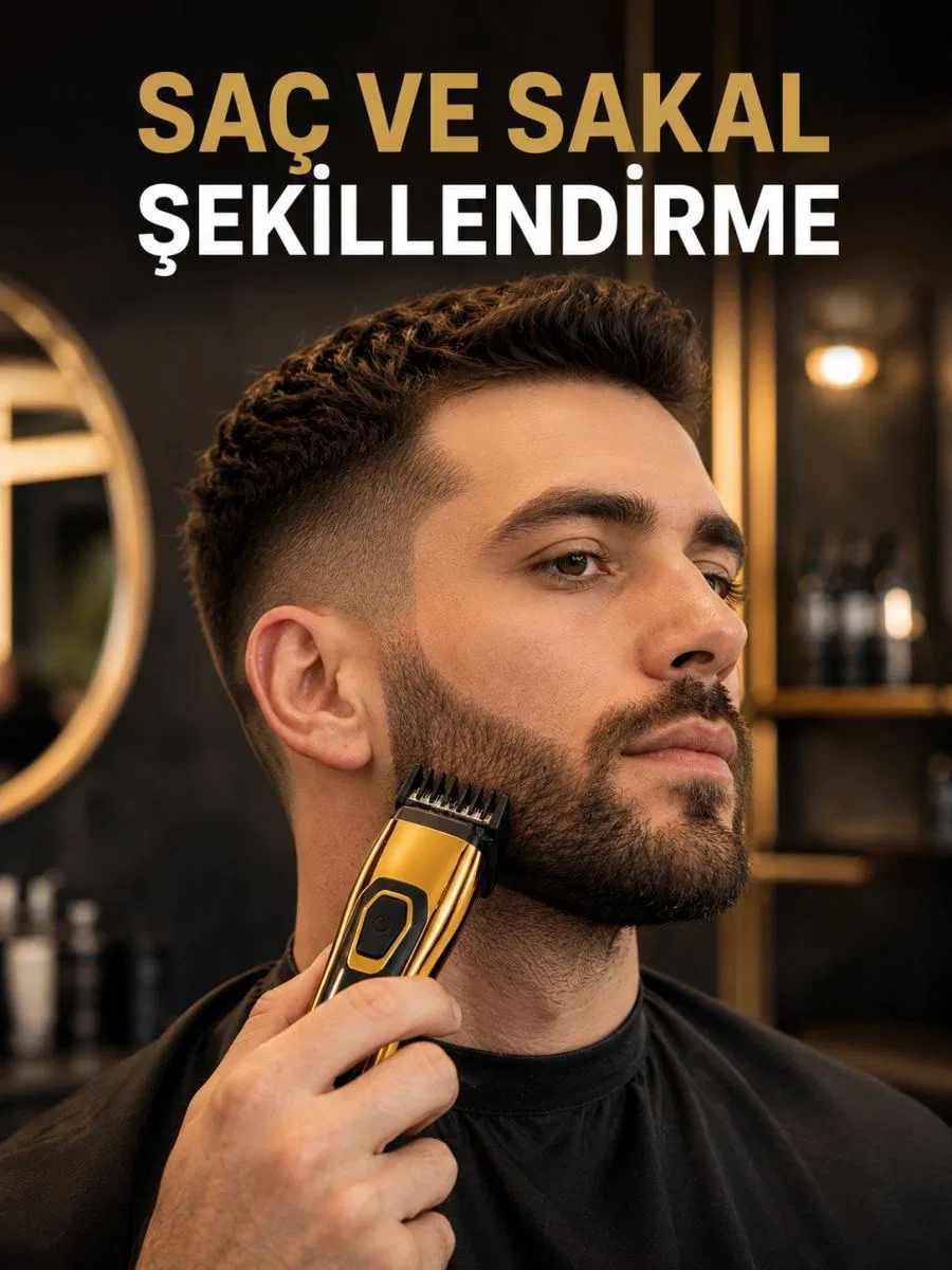 Çift Kademeli Güç Modlu Kablosuz Kişisel Bakım Seti