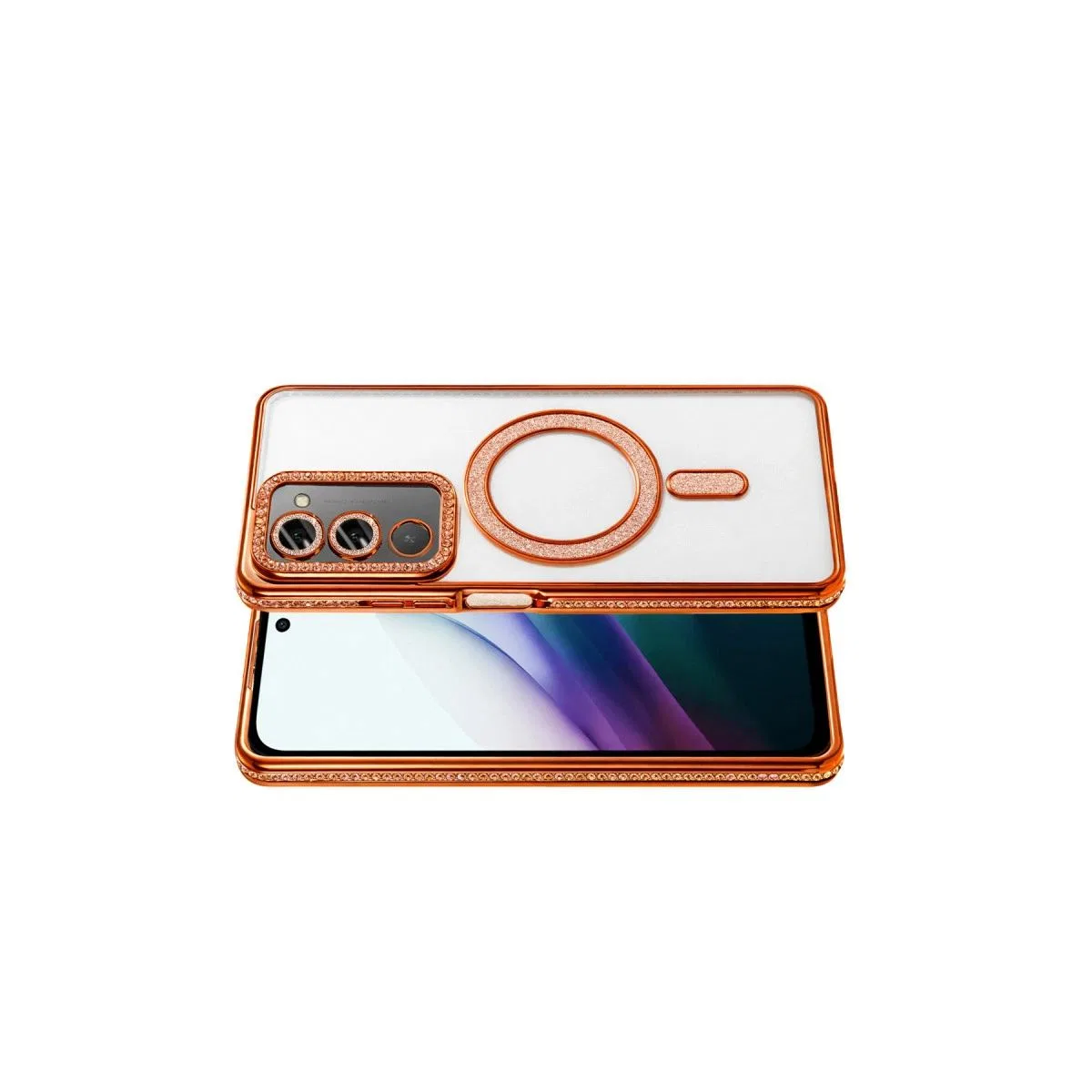 Joko Xiaomi Redmi 15 4g Joke Simli Magneticsafe Kılıf - Turuncu görsel 3