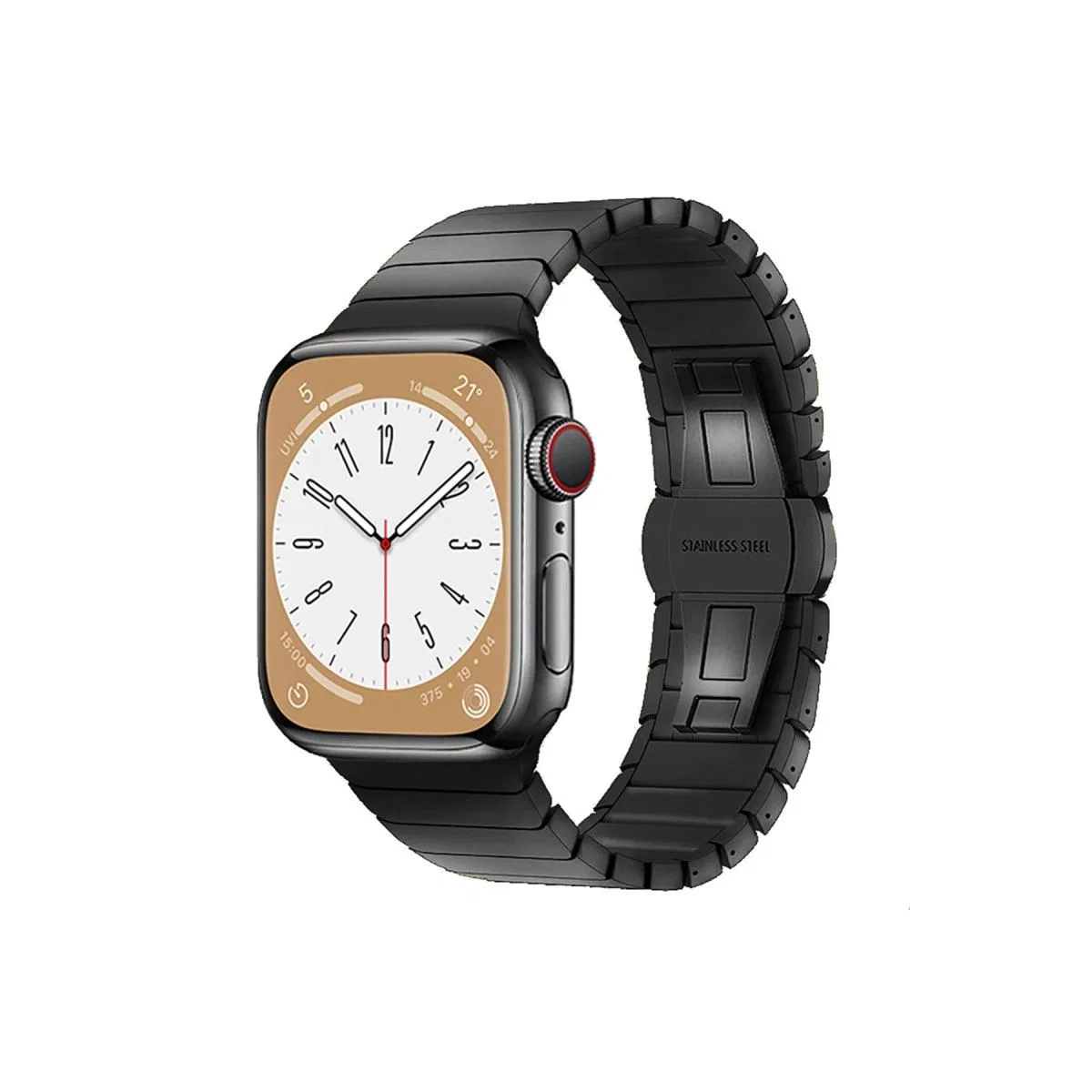Apple Watch 42mm Kr416 Huks Kordon (saat Değildir) - Siyah