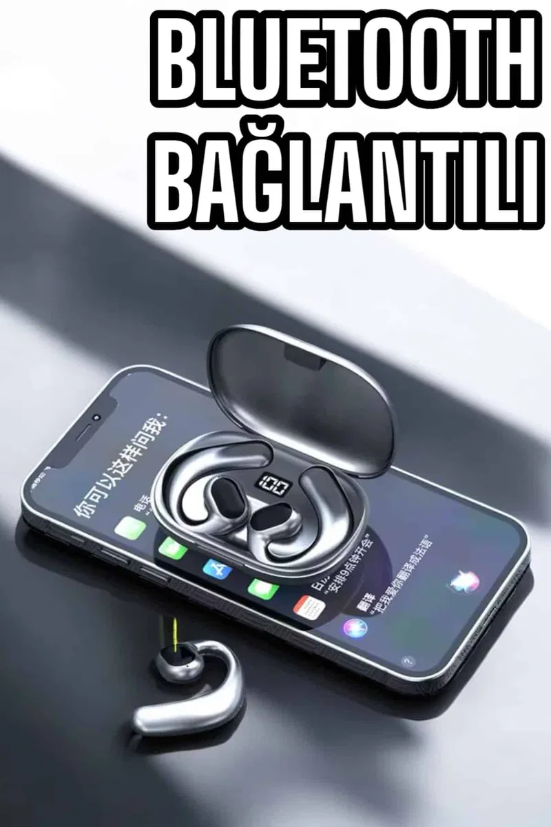 Bluetooth Kulaklık Dijital Göstergeli Uzun Pil Gürültü Önleyici Oyuncu Kulaklığı görsel 3