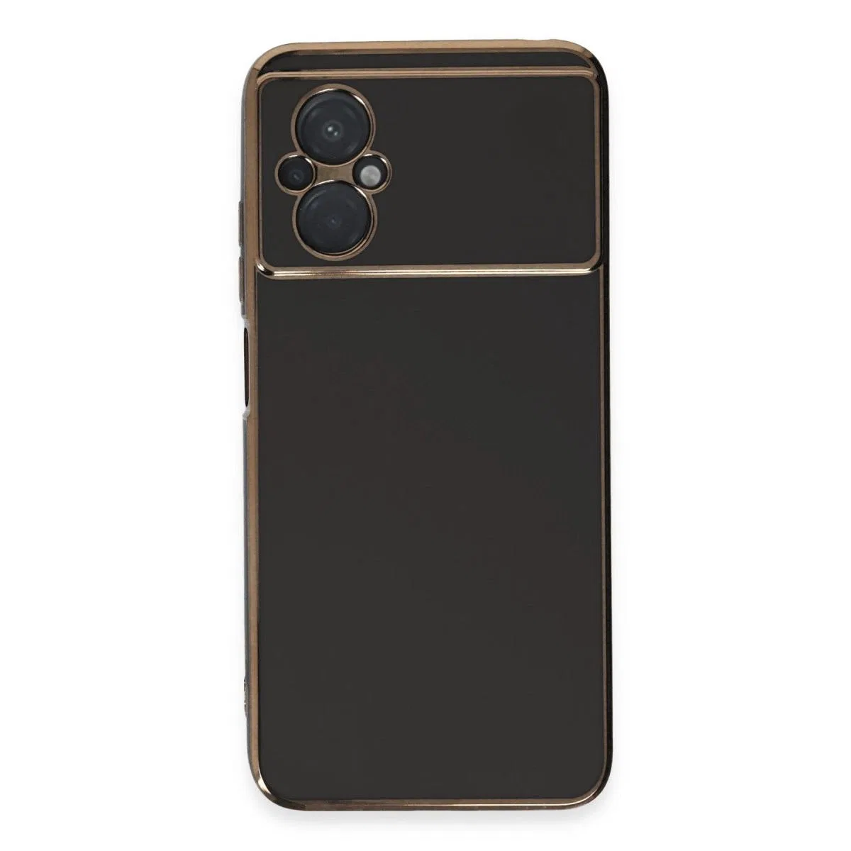 Xiaomi Poco M5 Kılıf Volet Silikon - Siyah görsel 2