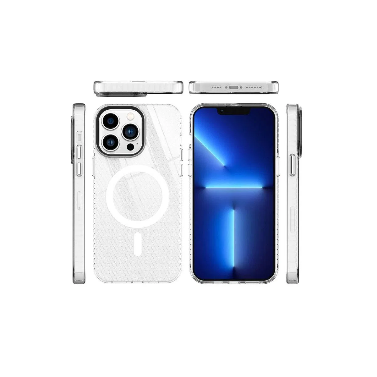Apple İphone 13 Pro Kılıf Beta Magneticsafe Silikon - Şeffaf görsel 3