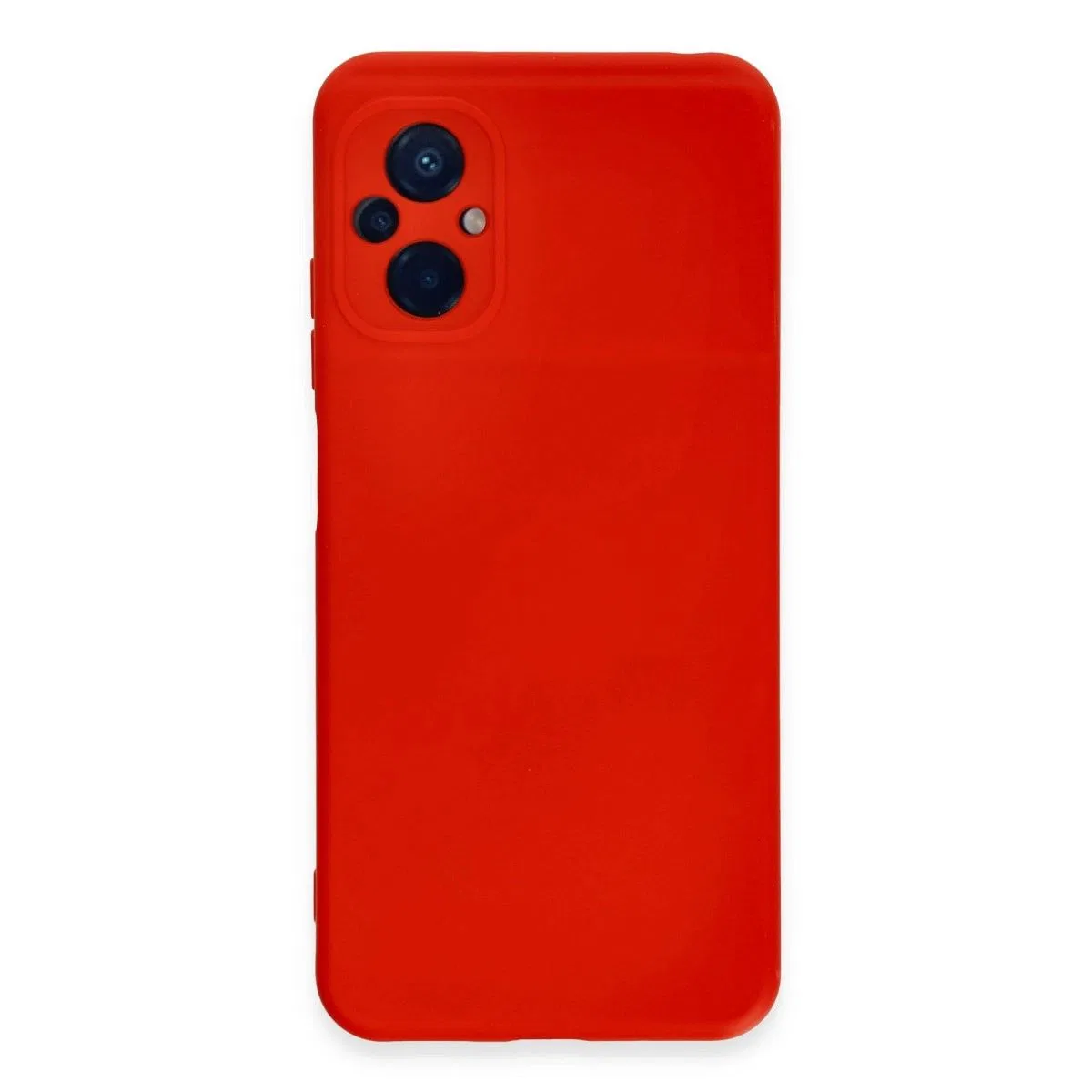 Xiaomi Poco M5 Kılıf Nano İçi Kadife Silikon - Kırmızı