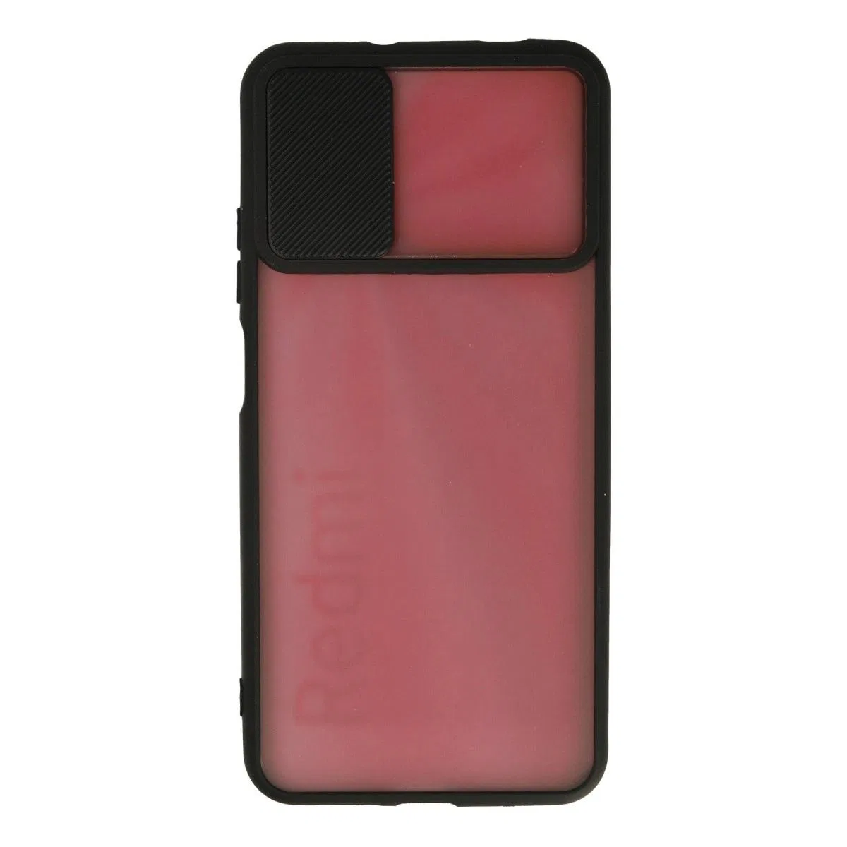 Xiaomi Redmi 9t Kılıf Palm Buzlu Kamera Sürgülü Silikon - Siyah görsel 3