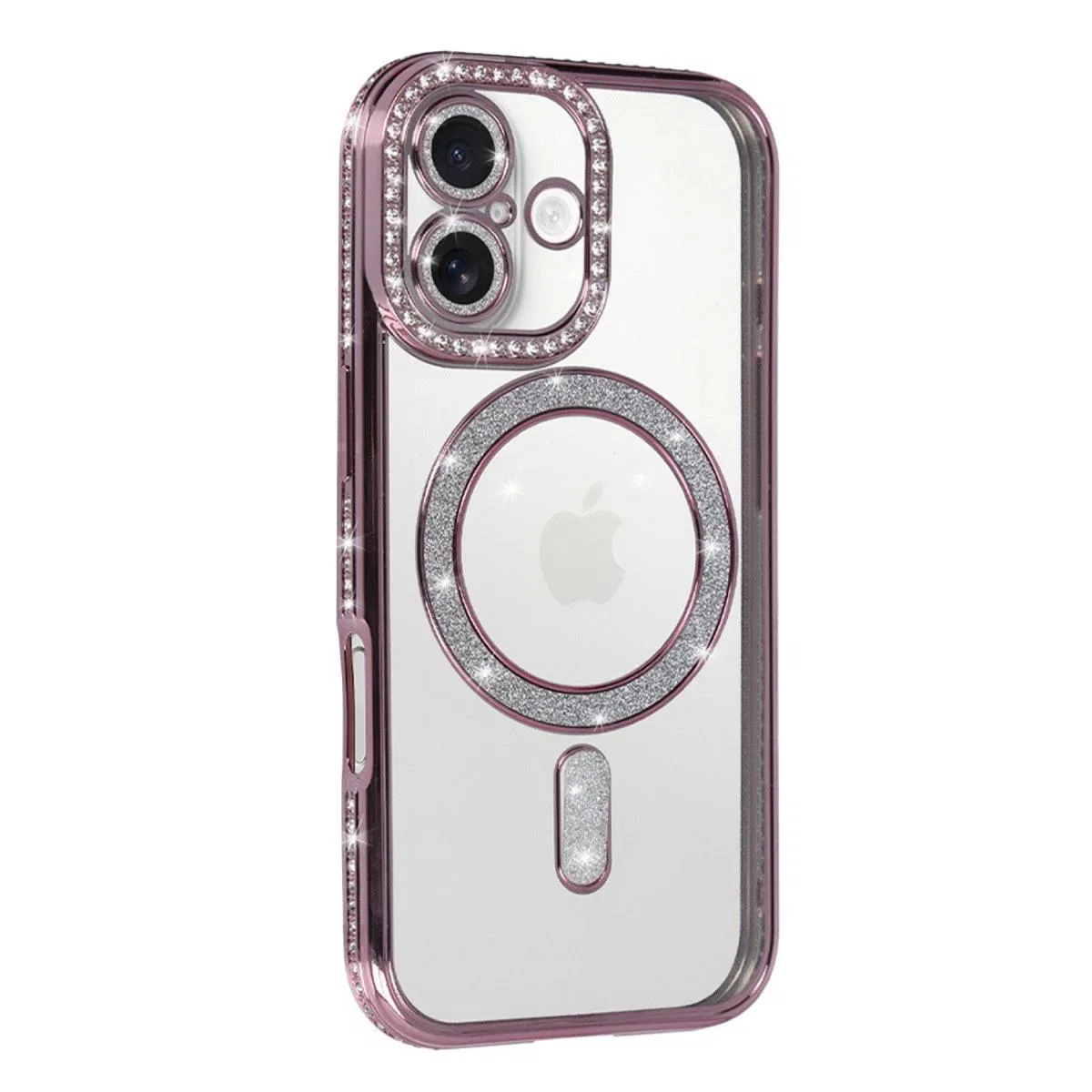 Apple İphone 17 Joke Simli Magneticsafe Kılıf - Pembe görsel 2