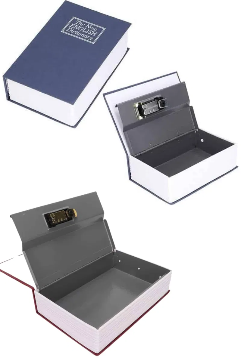 Kilitli Gizli Kasa Sözlük Kumbara Kitap Sözlük Görünümlü 18cm görsel 2