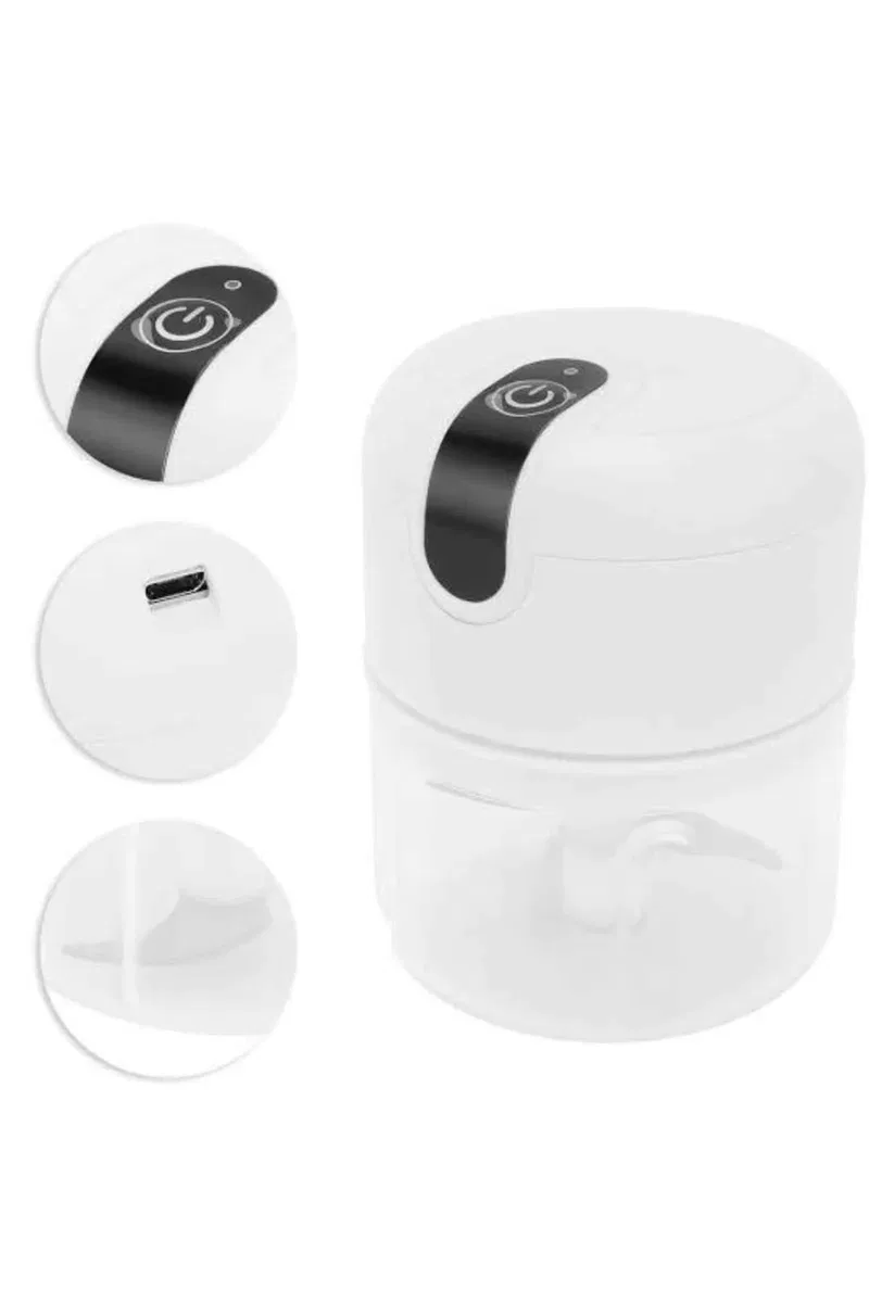 Mini Doğrayıcı Rondo Taşınabilir Mini El Blender Paslanmaz Çelik görsel 4