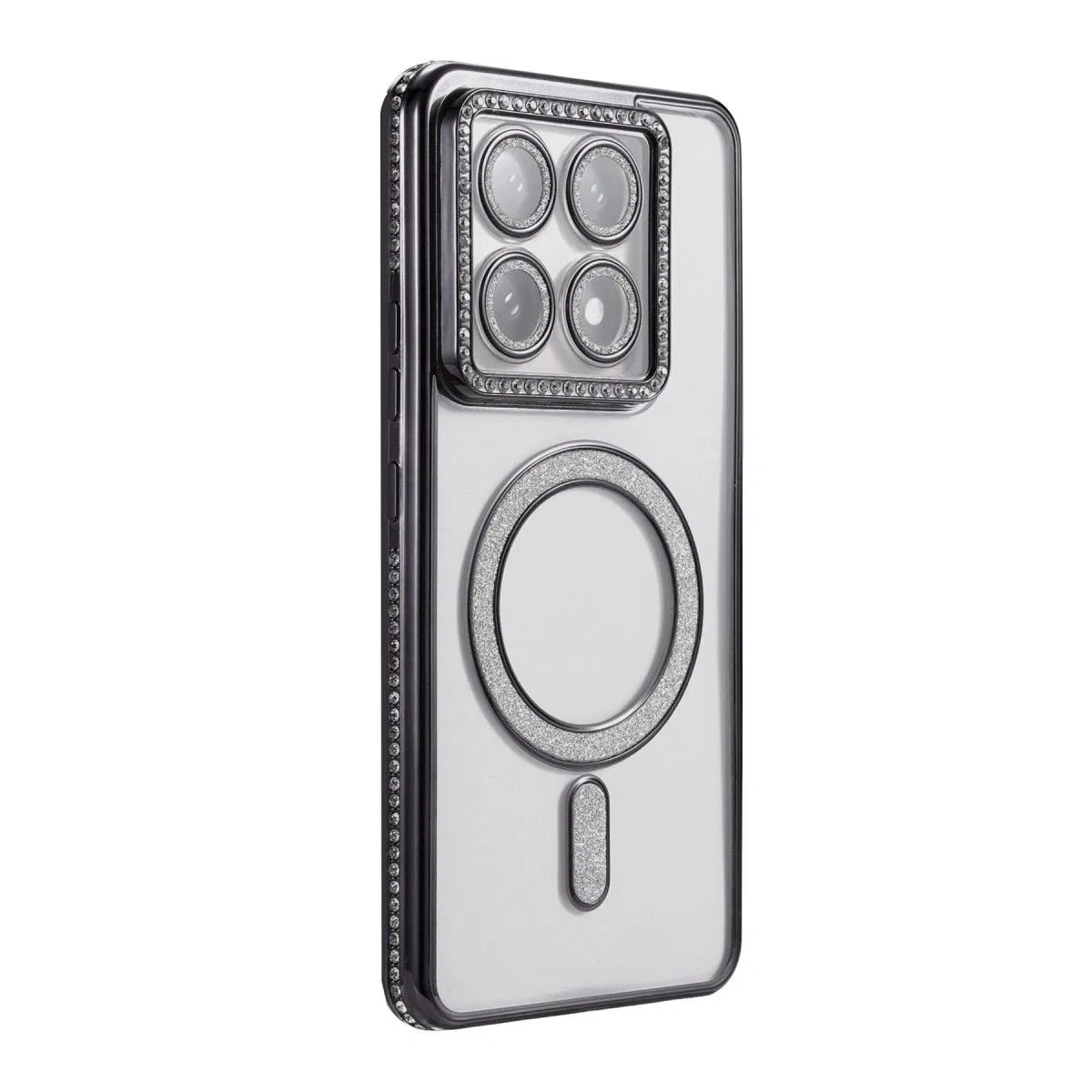 Xiaomi Mi 14t Pro Joke Simli Magneticsafe Kılıf - Siyah görsel 3