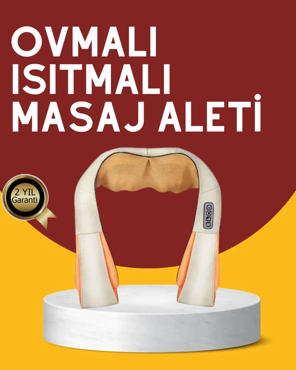 Kas Eklem Ağrılarına Ovmalı Isıtmalı Boyun Omuz Bel Masaj Aleti