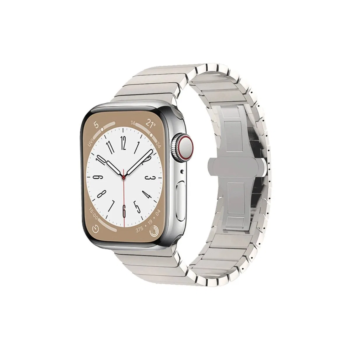 Apple Watch 38mm Kr413 Fine Steel Kordon (saat Değildir) - Yıldız Işığı