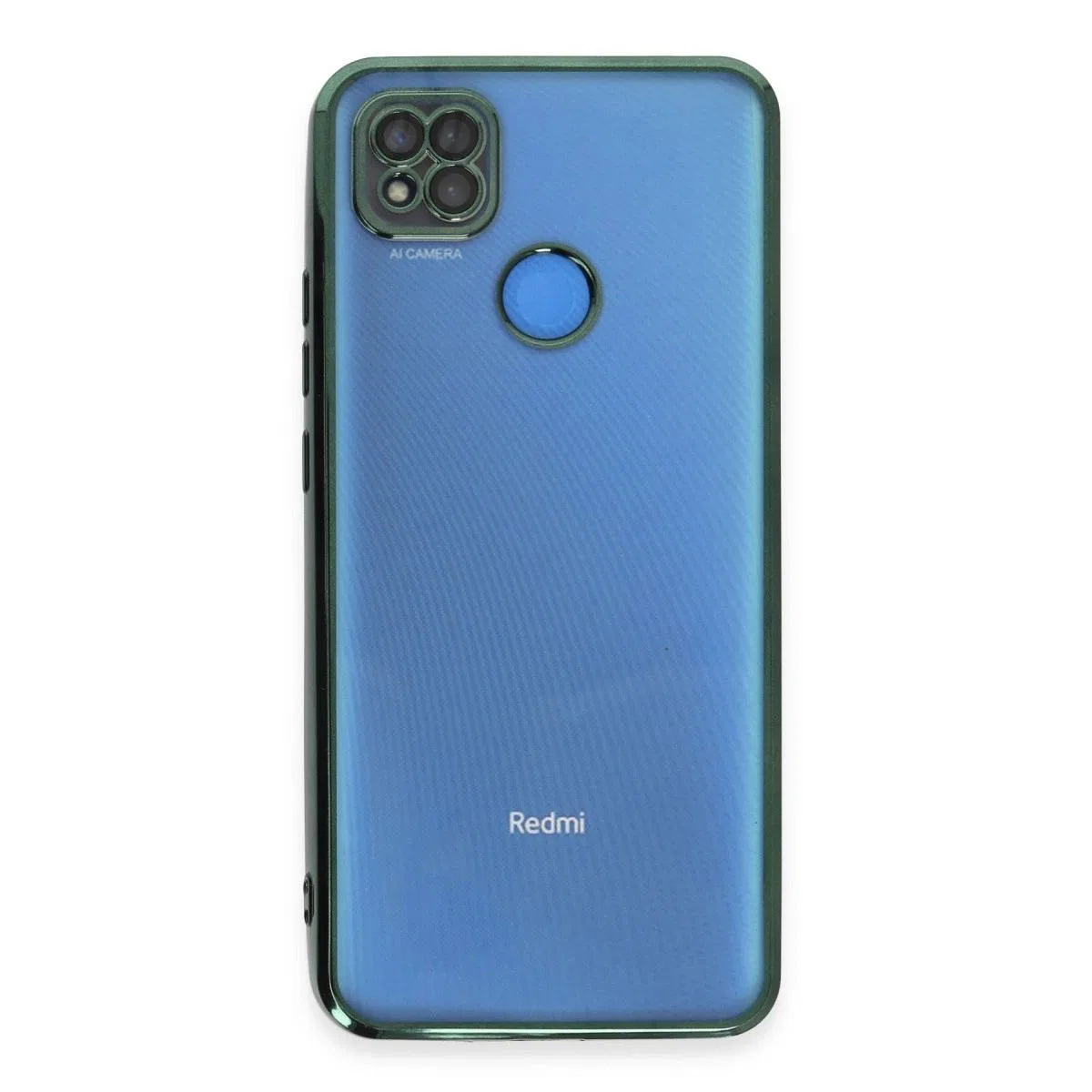 Xiaomi Redmi 9c Kılıf Razer Lensli Silikon - Yeşil görsel 2
