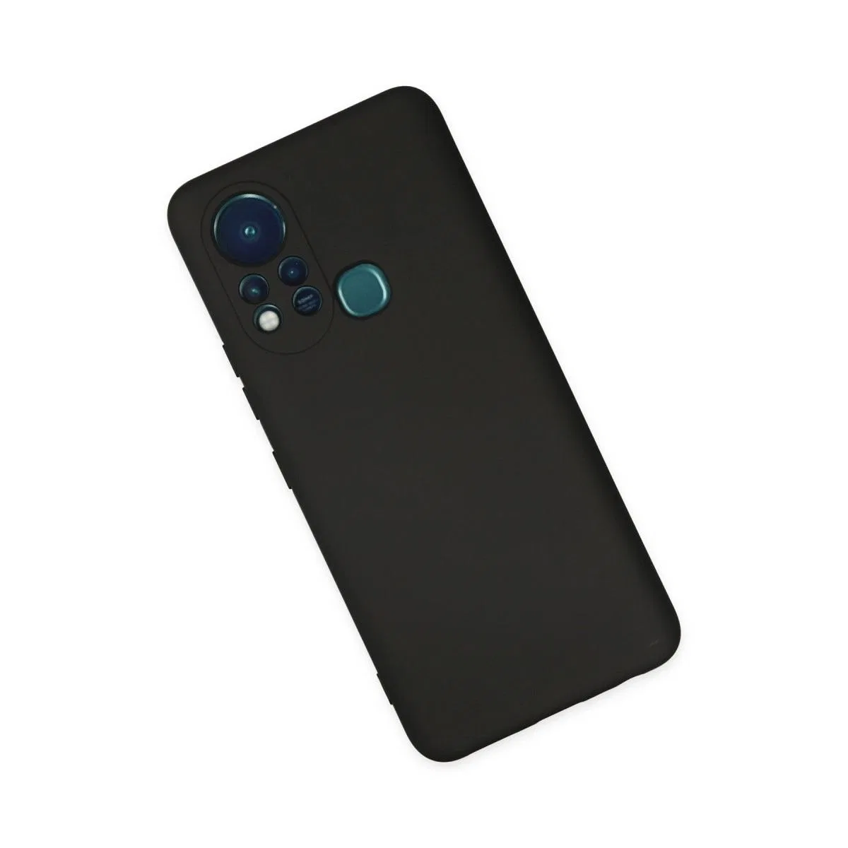 İnfinix Hot 11s Kılıf Nano İçi Kadife Silikon - Siyah görsel 3