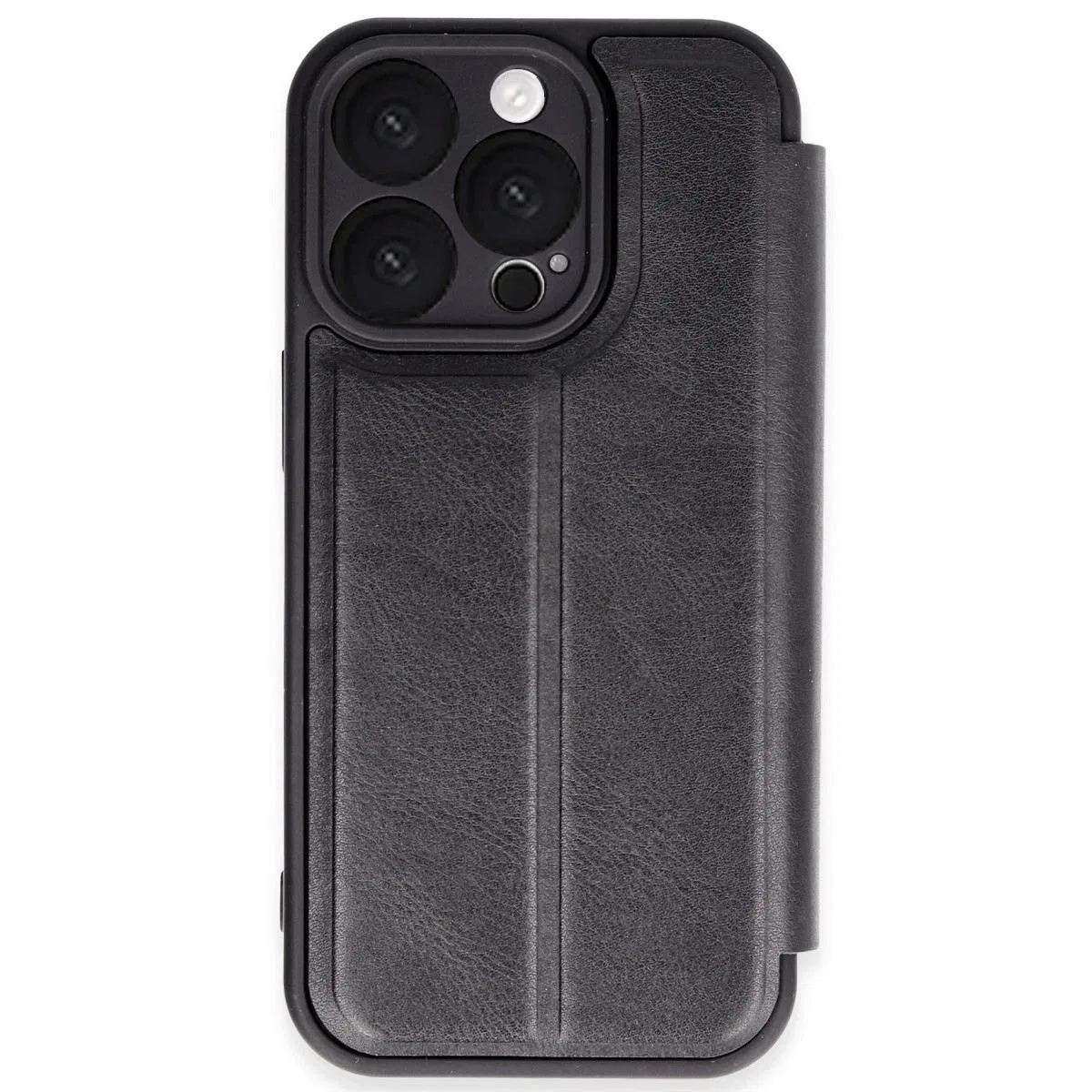 Apple İphone 16 Pro Max Kılıf Flip Cover - Siyah