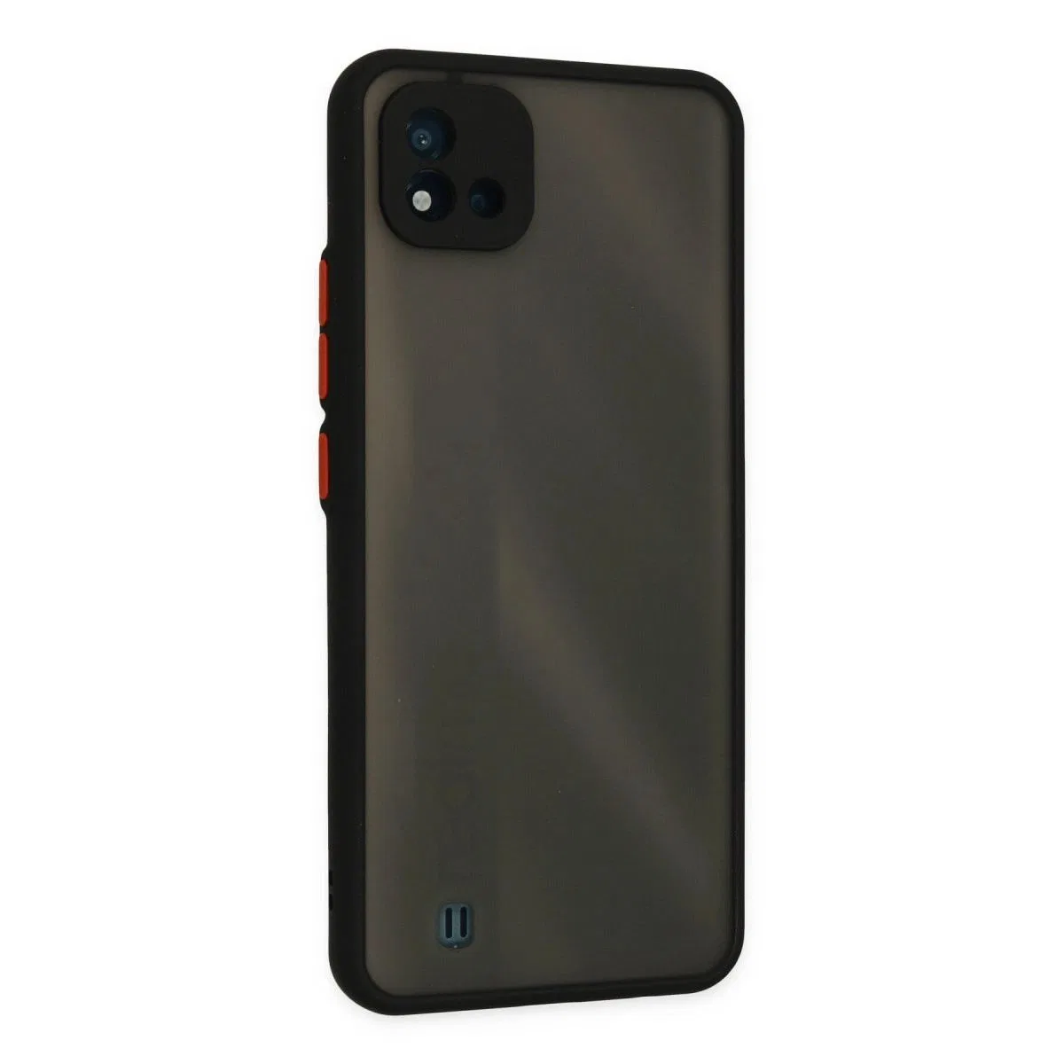 Realme C11 2021 Kılıf Montreal Silikon Kapak - Siyah görsel 3