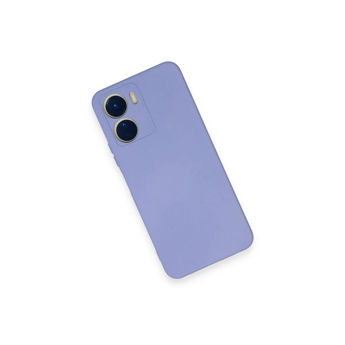 Vivo Y16 Kılıf Nano İçi Kadife Silikon - Lila görsel 3