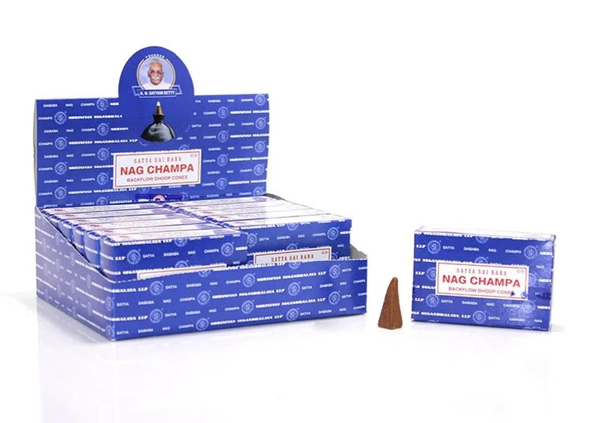 Satya Nagchampa Aromalı Geri Akış Tütsü Satya004