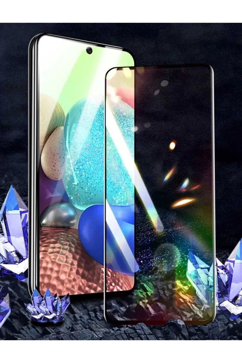 Samsung A72 Uyumlu 9d Tam Kaplayan Parmak Izi Bırakmayan Ekran Koruyucu Film görsel 4