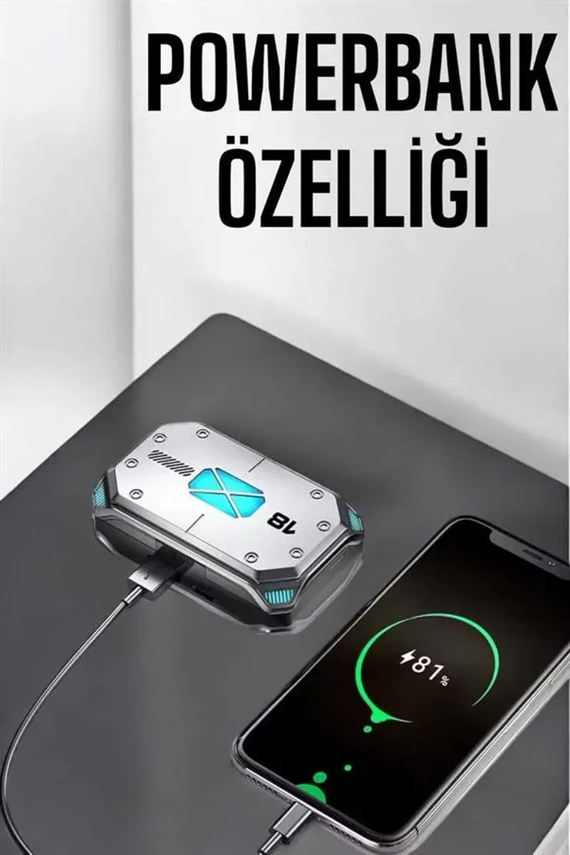 Oyuncu Kulaklığı Yeni Nesil Kablosuz Uzun Pil Ömrü Bluetooth Kulaklık görsel 5
