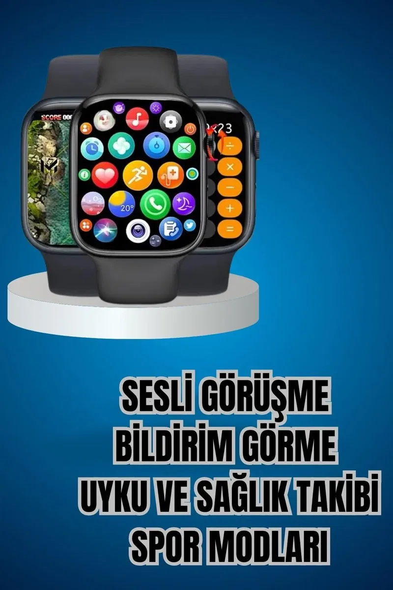 Kaliteli Akıllı Saat ve Kaliteli Bluetooth Kulaklık ANC Özelliği Uzun Pil Ömrü görsel 2