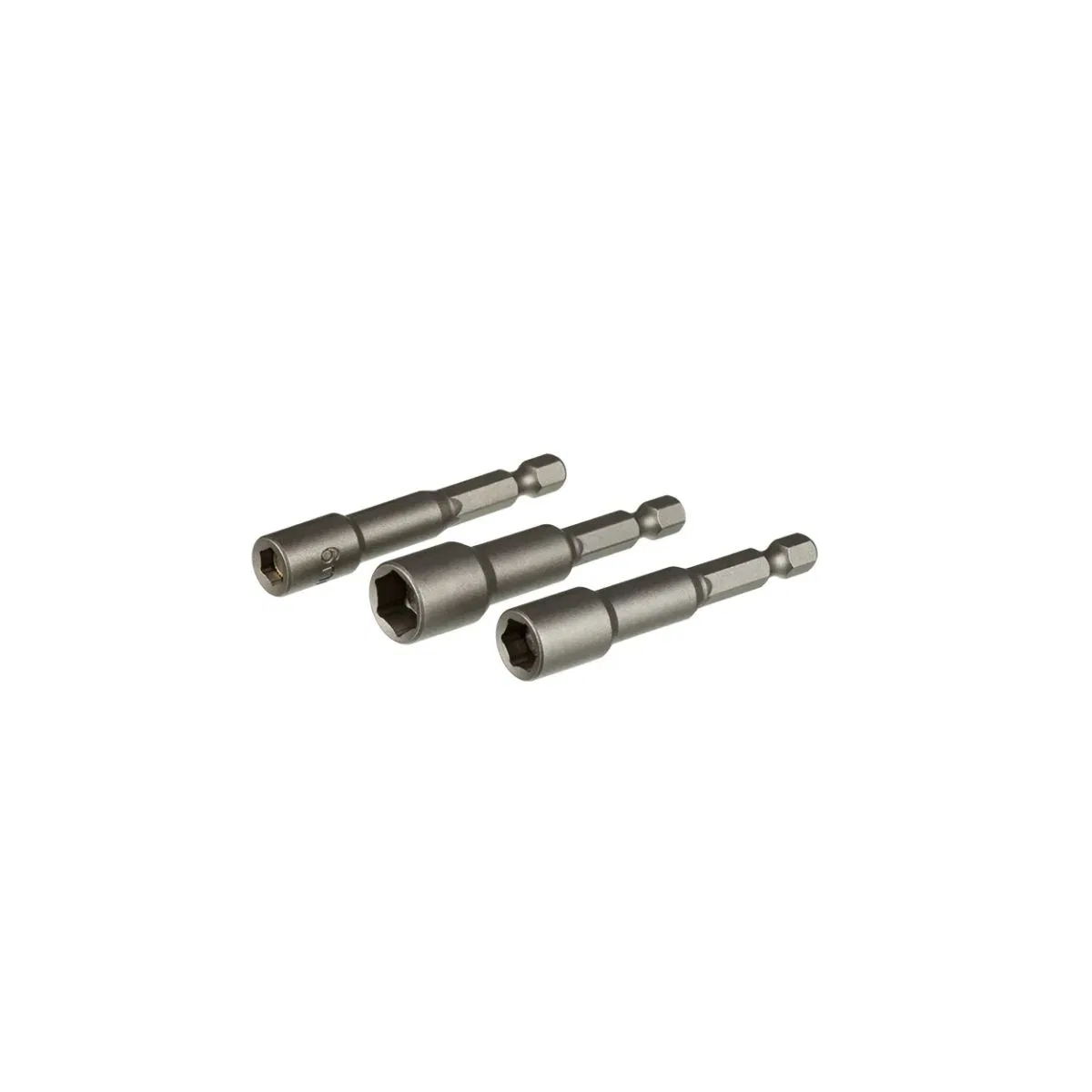 Manyetik Somun Adaptörü - 3 Lü Set 6, 8, 10x65 Mm