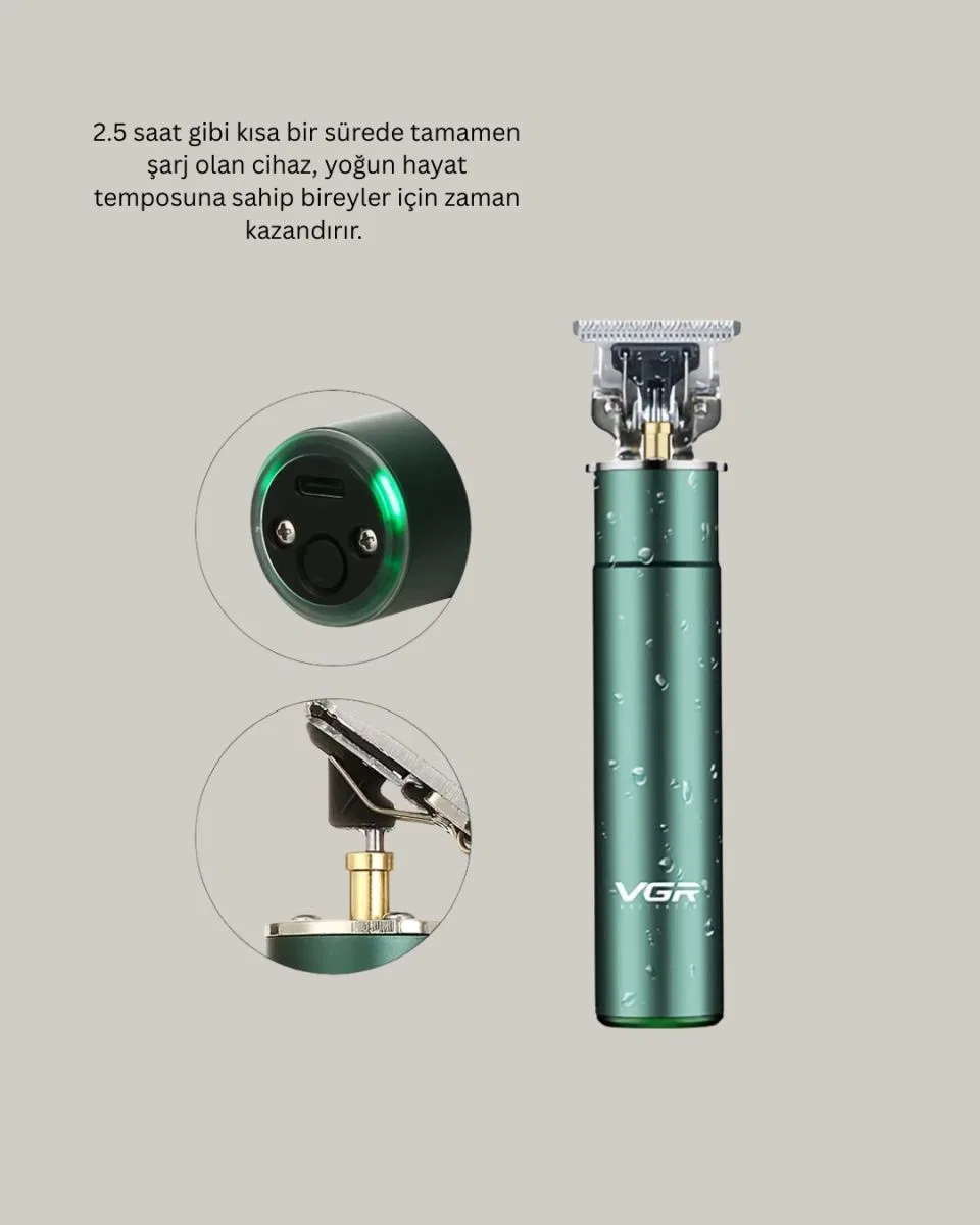 Ergonomik Tasarımlı Dayanıklı Metal Gövdeli Saç Kesme Makinesi görsel 2