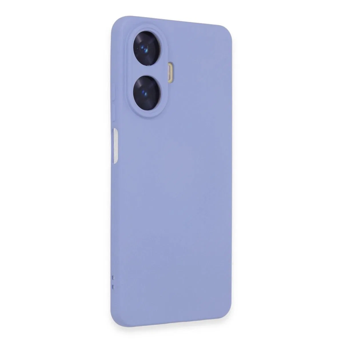 Realme C55 Kılıf Nano İçi Kadife Silikon - Lila görsel 4