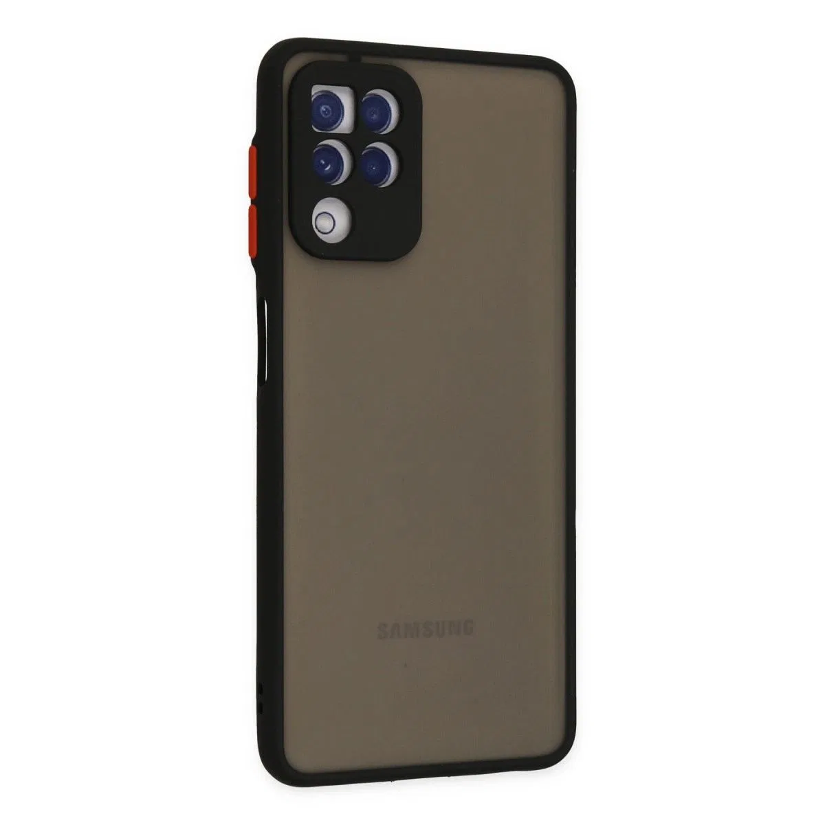 Samsung Galaxy A22 Kılıf Montreal Silikon Kapak - Siyah görsel 2
