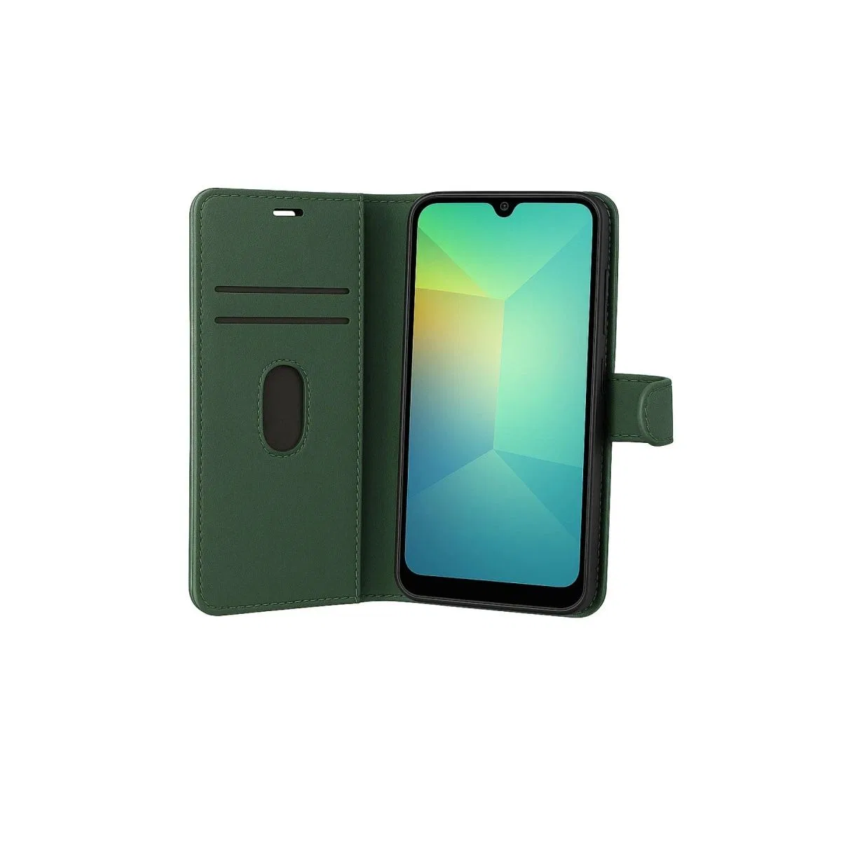 Samsung Galaxy S25 Fe Trend S Plus Kapaklı Kılıf - Yeşil görsel 3