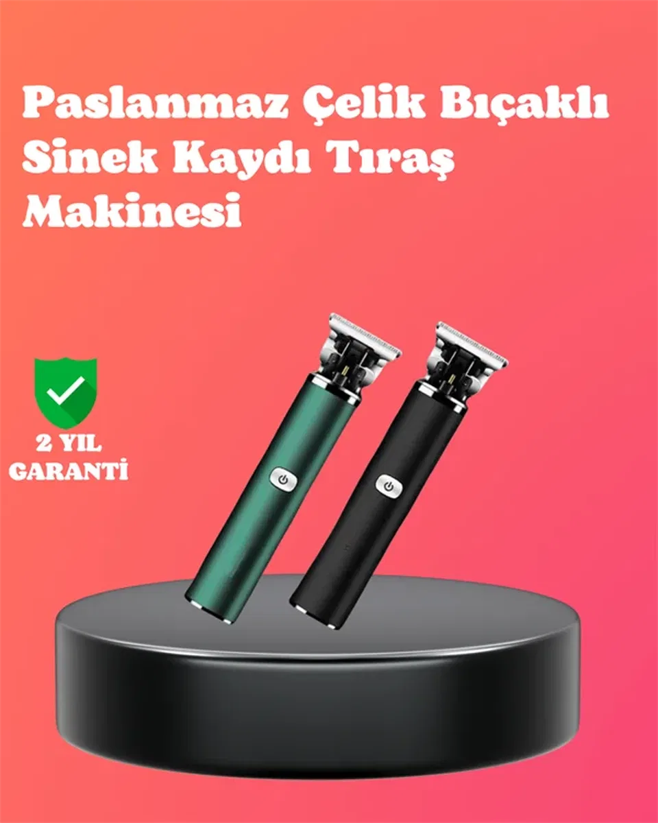 Paslanmaz Çelik Bıçaklı Sinek Kaydı Tıraş Makinesi Uzun Ömürlü