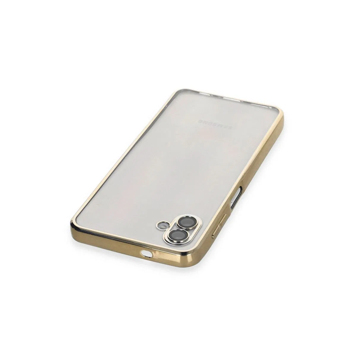 Samsung Galaxy A04 Kılıf Razer Lensli Silikon - Gold görsel 3
