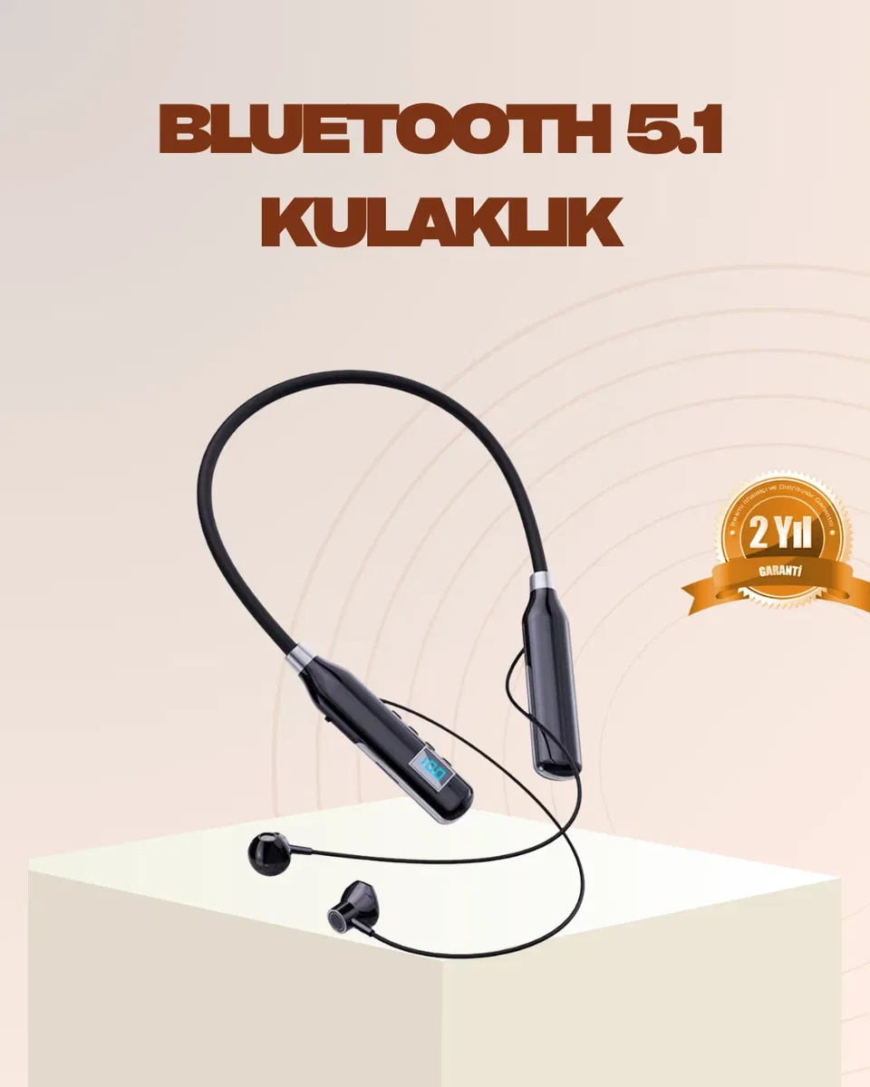 Bluetooth 5. 1 Kablosuz Kulaklık – Net Ses ve Güçlü Bağlantı