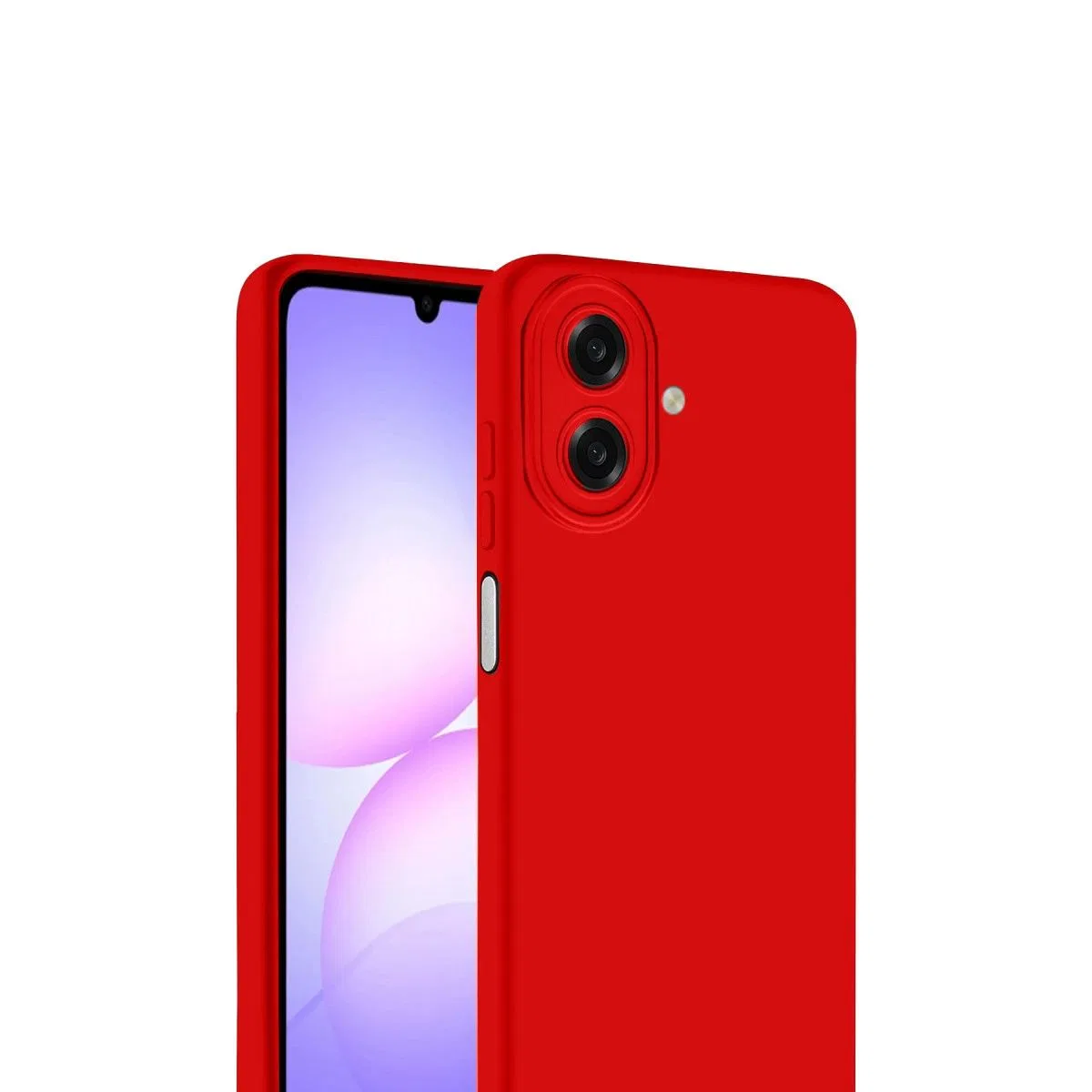 Samsung Galaxy A07 4g Nano İçi Kadife Silikon - Kırmızı görsel 2